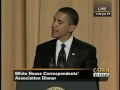 President Obama at the White House Correspondents' Dinner